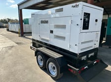 100 KW Isuzu #DGK125F, diesel generator set, 277/480 Volts, 3-phase, 152 HP @ 1800 RPM, 4HK1-848407 engine