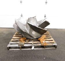 New large AFM 316 Stainless Steel pump impeller, 6 blades