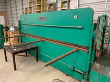 120" Engel #Bendall-1010BA, 10' x 16 gauge bender