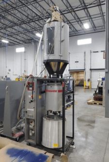 Maguire #VBD-300, vacuum batch dryer, 300 lb./hr., 480 V., 350°F, 80 psi, 1.1 HP, 6 KW heater power