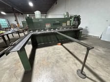 1/4" x 10' Cincinnati #2CC10, mechanical power squaring shear, 36" front operated power back gauge, 7.5 HP