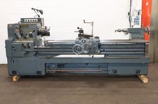 20.5"/29.5" x 80" Whacheon, gap bed engine lathe, 11.75" swing over cross slide, 3-jaw chuck, 2.1" bore, 10