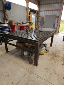 6' x 5' x 2.5" Acorn, welding/ fabrication table