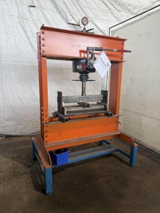 75 Ton, Dake #75H, hydraulic H-frame press