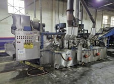 CAE Ransohoff #Sureclean-24, pass thru parts washer, 24" wide belt conveyor, 4-stage Stainless Steel, 160&deg;F