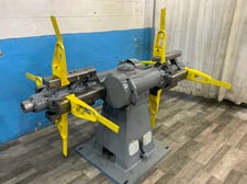 2000 lb. Littell #20-12, double end coil reel, 12' width, 15"-20" ID, 60" outside dimensions, coil keepers