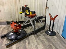 Pace Machinery #1023, portable roll groover with extra dies, 16000 psi, 30 RPM