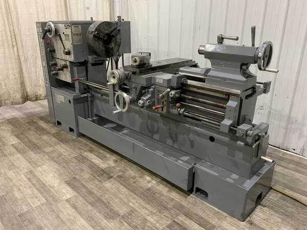 20"/36" x 56" Standard Modern #20/36x54, sliding bed engine lathe, 12" swing over cross slide, 4-jaw 15"
