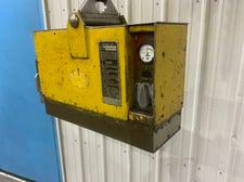 Magnalift #LB4G, 3500 lb. lifting magnet, built-in charger, 20" base length, 7" base width