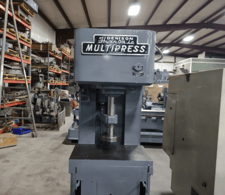 35 Ton, Denison #SPEC-LA-35-C92, C-Frame Hydraulic Press, 12" stroke, 24" daylight, 28.5" x 17.75" bed, 30