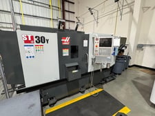 HAAS #ST-30Y, CNC Lathe, 31.7" swing, 18" turning diameter, 23" machining length, 12.5" X, 2" Y, 26" Z, 3"
