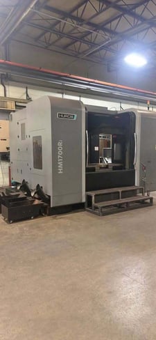 Hurco #HM1700RI, Horizontal CNC Machining Center, 66.9" X, 47.2" Y, 35.4" Z, 36" x 67" pallet, 35.4 HP, 8,000