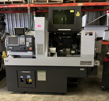 Tsugami #SS207-5AX, Swiss Type CNC Screw Machine, 0.787" max diameter, 8.26" length, 10,000 RPM, 250 watt SPI