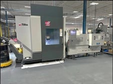 Haas #UMC-750SS, Universal Machining Center, 30" X, 20" Y, 20" Z, 19.7" x 24.8" pallet, 30 HP, 15,000 RPM, 30