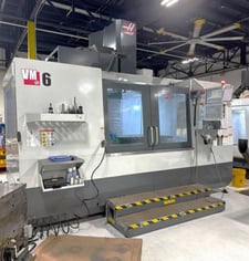 Haas #VM-6, Vertical CNC Machining Center, 64" X, 32" Y, 30" Z, 64" x 28" table, 30 HP, 15,000 RPM, 30