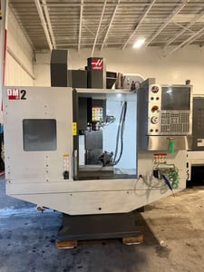 Haas #DM-2, 4-Axis Vertical CNC Machining Center, 28" X, 16" Y, 15.5" Z, 34" x 15" table, 15 HP, 15,000 RPM