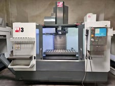 Haas #VM-3, Vertical CNC Machining Center, 40" X, 26" Y, 25" Z, 54" x 25" table, 30 HP, 12,000 RPM, 24