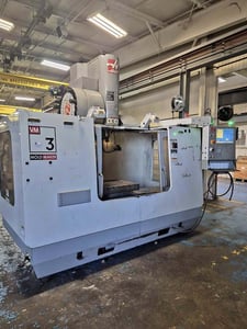 Haas #VM-3, 3-Axis Vertical CNC Machining Center, 40" X, 26" Y, 25" Z, 54" x 25" table, 30 HP, 12,000 RPM, 24