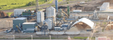 Complete Wood Pellet Mill/Manufacturing Plant, 75,000 tons/year, 44' diameter x 85' high material storage