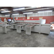 SCM #Sigma-90, Front Load Automatic Panel Saw, 149" cut length, 24 HP main, 14.96" blade, 2 HP scoring, 442