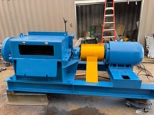 Williams #C-32, Wood Hammermill, 32" x 19" opening, 100 HP, 1800 RPM, (22) 20 lb. hammers, 1" slot screens