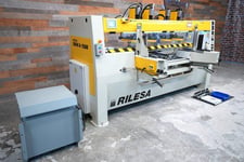 Rilesa #Omnia-1500, Feed Through Boring Machine, 3-side drilling in (1) pass, 59" length capacity, (2)