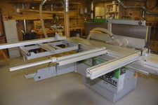 Felder #CF-731, Combination Machine, 12" planer/jointer/sliding table saw/tilting arbor shaper, (3) 5.5 HP