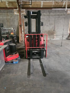 Raymond Stand-Up Electric Reach Forklift