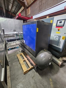 Quincy #QGS10D-T120, Rotary Screw Air Compressor w/ Integrated Dryer & Tank, 125 PSIG, 230 V., 3PH, 2018