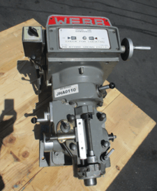 Webb, heavy duty variable speed milling machine head, 3 HP, 2012
