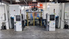 BTB, Rotary Transfer Machine, 8 machining stations, 14 machining units, Fanuc CNC, ISO 40 spindle tooling