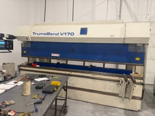 187 Ton, Trumpf #TruBend-V170, CNC Hydraulic Press Brake, 21" open height, 145" between housings, 8.46"