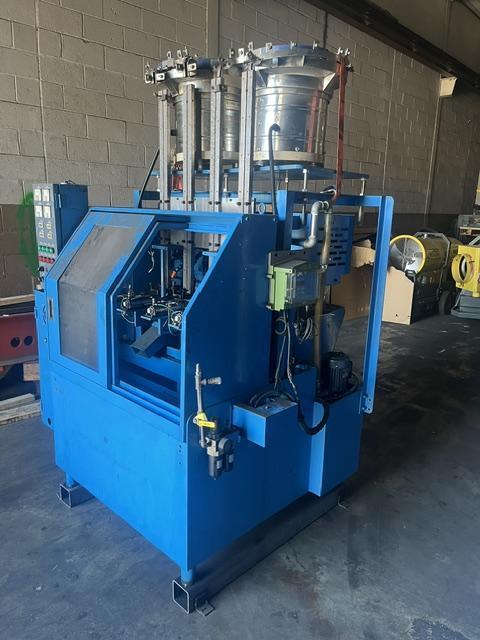 0.787" Chi Ning #11B, Four-Spindle Nut Tapper, (4) 2 HP motors, 1700-2040 RPM, 136-200 PPM