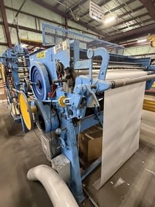 62" Beck, Rotary Sheeter, 40" diameter unwind stand, decurler, stacker