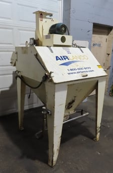 Airlanco #BD10318, Bag Dump Station w/ Integrated Dust Collection System, 38" x 22" front access opening, 46"