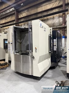 Makino #A61NX, CNC horizontal machining center, HSK-A63 spindle, 4th B-axis, Professional 5 CNC, thru spindle