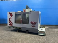 Haas #VF-4, CNC vertical machining center, 18" x 52", 20-spot tool changer, 20 HP, Haas control, 1998