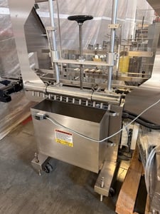Kaps-All #FA-PG, automatic pressure-gravity filler, 1-3/4" to 1-gallon containers, glass/plastic/metal, 1-3