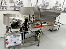 Speck-Tech #STS-BSF-30, bottle unscrambler, 30" rotating bowl, Stainless Steel construction, inclined