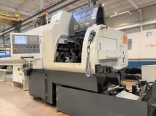 Swistek #AB42, CNC Swiss-Type Automatic Screw Machine, 42 mm diameter, 7-Axis, 7000 RPM, 26 tools, Fanuc