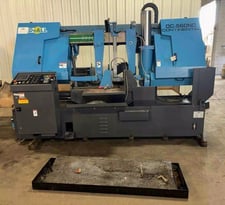 24" x 22" DoAll #DC-560NC, automatic horizontal dual column bandsaw, 10 HP, 2" x 0.063" x 260" blade, 50-400