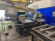 20" x 30" Hyd-Mech #M-20A-120, fully automatic mitering bandsaw, 10 HP, 1.5" x0.05" x20' 6" blade, 22" wheel