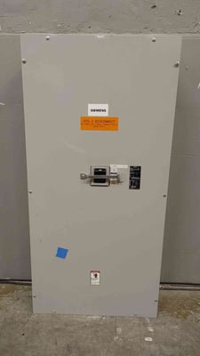 600 Amp. Siemens S17JLD6, Shunt Trip Breaker Disconnect Switch, 24 VAC, in Enclosure