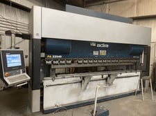 242 Ton, Adira #PA26440, press brake, 13' overall, 10" stroke, 20 HP, 4-Axis back gauge, 2017