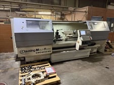 Clausing #Multiturn-4000XS, flatbed CNC lathe, Fanuc 0iTF, 21.8" swing, 14.5" swing over cross slide, 80"