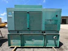 350 KW Cummins #DFCC, diesel generator set, 277/480 Volts, 638 hours, 1800 RPM, NTA-855-G3 engine
