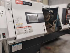 Mazak #QUICK-TURN-NEXUS-450-II, CNC Lathe, 33.2" swing, 40" machining length, 13.37" X, 41" Z, 18" chuck, 7"