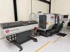 Haas #ST-20SSY, 4-Axis CNC Lathe, 31.7" swing, 21" machining length, 10" turning diameter, 8" chuck, 2" bar