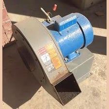 Centrifugal Blower, 5" inlet x 3.5" outlet, 1/2 HP motor, 3450 RPM, 115 Volt, 1PH