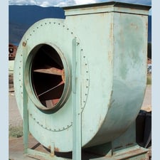 Centrifugal Blower, 51" wheel diameter, 33" inlet, 20" x 24" outlet, 2-15/16" shaft, 8 paddle style blades